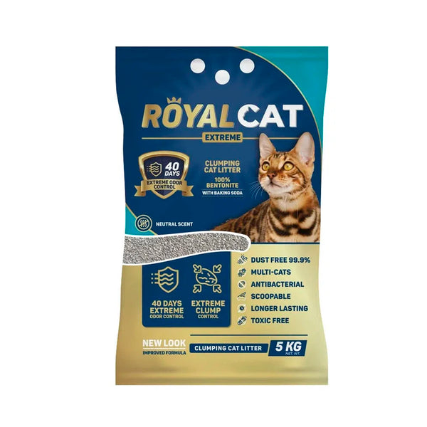 Arena para Gato Royal Cat Sin Aroma 5 Kg