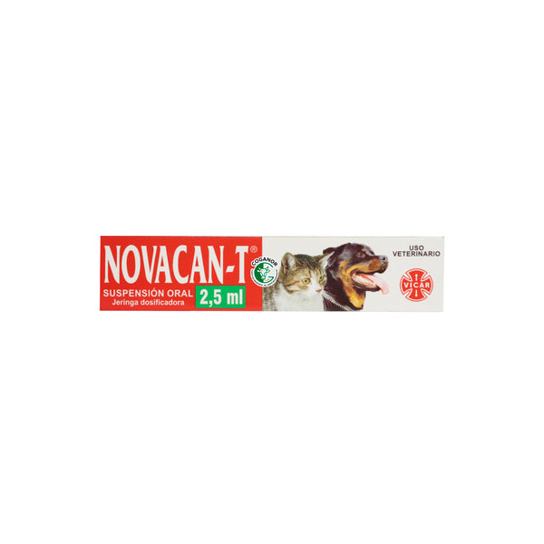 Antiparasitario Perros y Gatos Novacan T 2.5 ml.