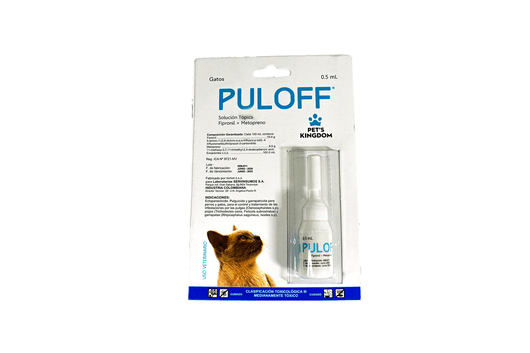 Antiparasitario Gato Puloff x 0.50 ml|Medicamentos perros y gatos|Medicamentos pet