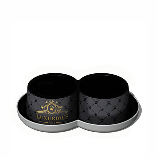 Comedero Doble Trendy Dinner Luxurious - 350ml | Accesorios | Medicamentos pet