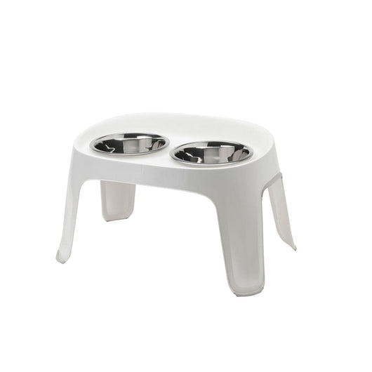 Comedero Doble Skybar - Blanco - M | Accesorios | Medicamentos pet