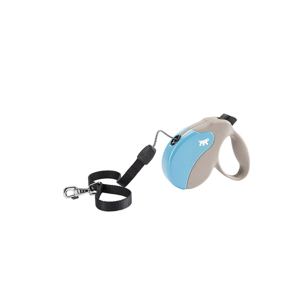 Correa Retractil Cinta Amigo Mini Beige/Azul | Accesorios | Medicamentos pet