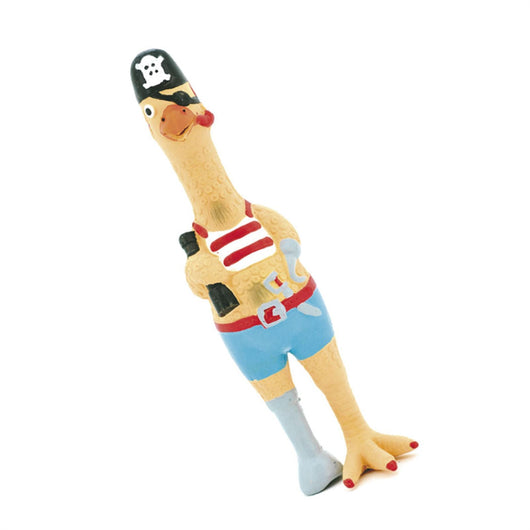 Juguete Pollo Pirata En Latex | Accesorios | Medicamentos pet