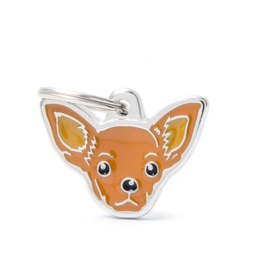 Placa ID My Family Chihuahua Marrón | Accesorios Perros | Anipet Colombia