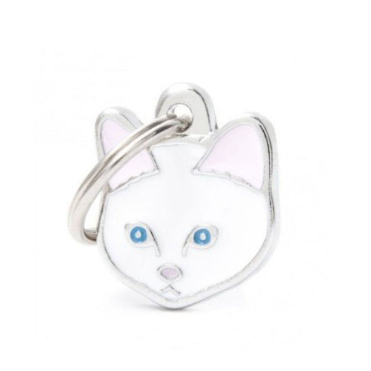 Placa ID My Family Gato Europeo Blanco | Accesorios Gatos | Anipet Colombia