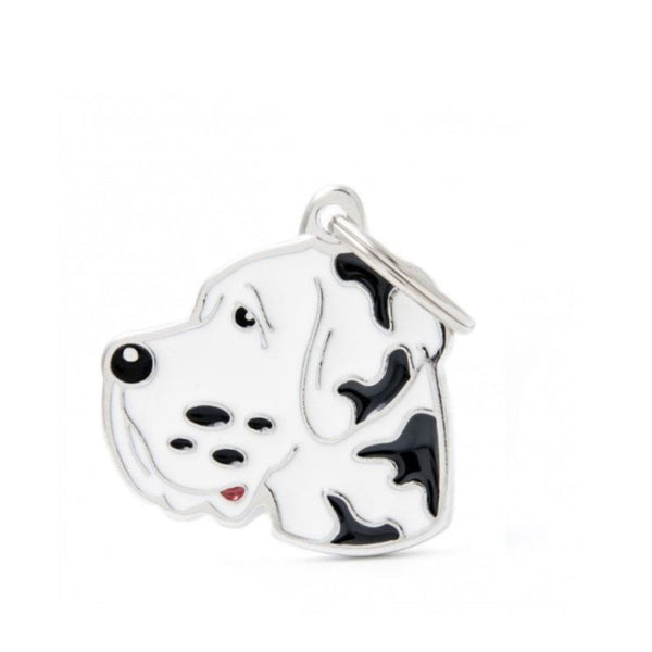Placa ID My Family Gran Danes Blanco Y Negro | Accesorios Perros | Anipet Colombia