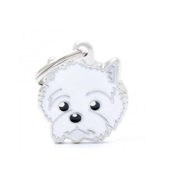 Placa ID My Family West Highland White Terrier | Accesorios Perros | Anipet Colombia