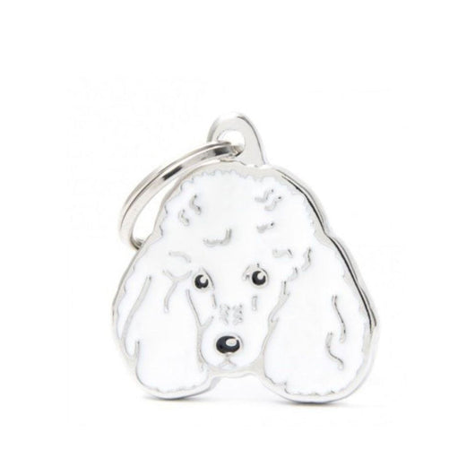 Placa ID My Family Caniche Blanco | Accesorios Perros | Anipet Colombia