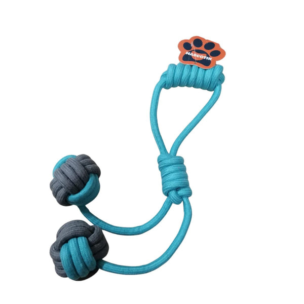 Rasca encia doble Lazo Verde-Naranja | Accesorios | Medicamentos pet