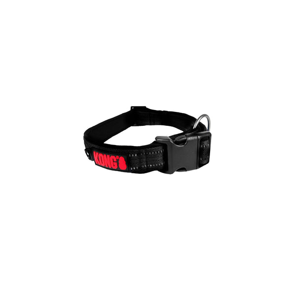 Collar Para Perro Kong Extra Largo Color Negro 55-76 Cm