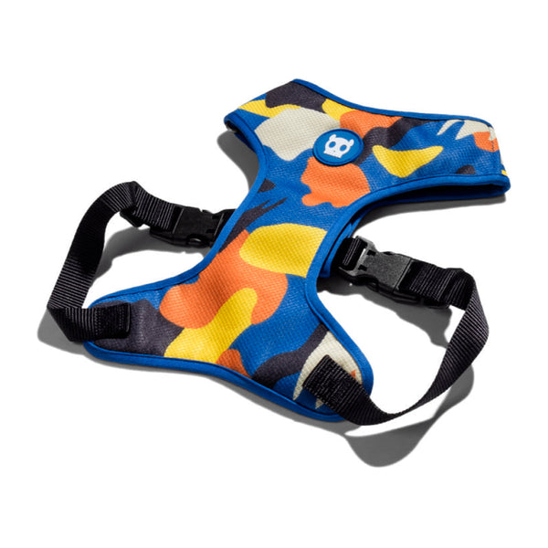 Arnés Para Perro Zeedog Artsy  Medium Color Azul | Medicamentos Pet