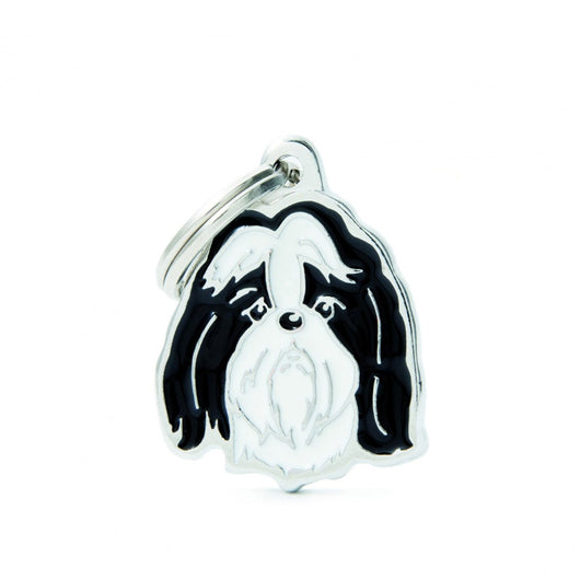 Placa ID My Family Shih Tzu Blanco y Negro | Accesorios Perros | Anipet Colombia