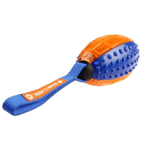 Juguete Perro Rugby Push To Mute Azul Naranja | Accesorios | Medicamentos pet