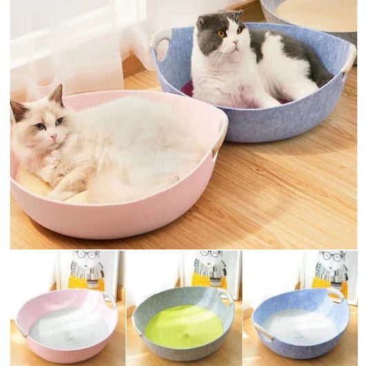 Cama Rascador Para Gato Azul,Gris,Rosado | Accesorios | Medicamentos pet