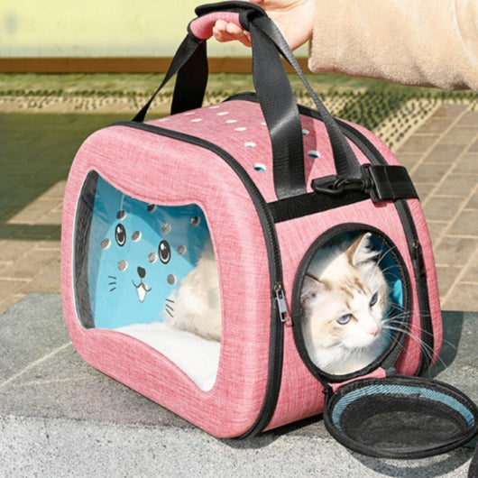 Bolso Para Gato Plegable Azul,Gris,Rojo | Accesorios | Medicamentos pet