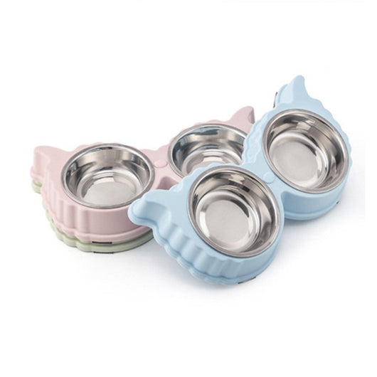 Comedero y Bebero Para Mascotas Cara Búho | Accesorios | Medicamentos pet