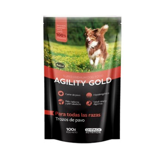 Alimento Húmedo para perro Agility Gold Adultos Pequeños Y Grandes Trozos De Pavo  |Medicamentos pet