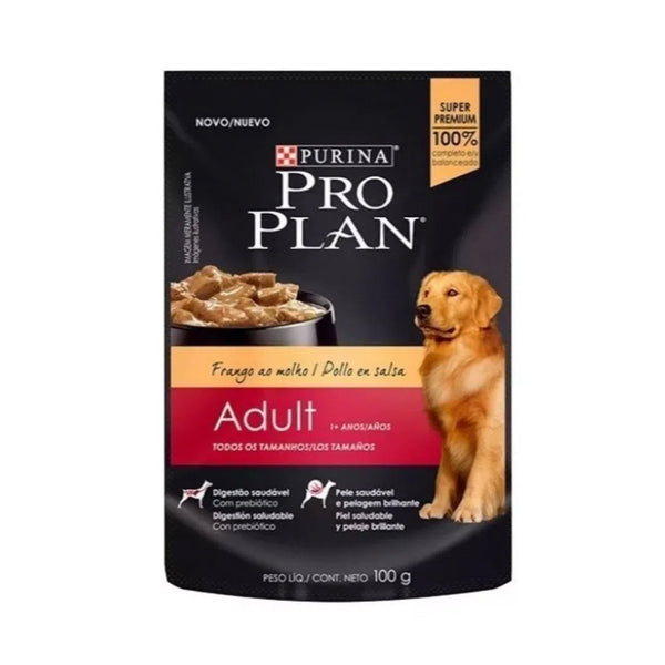 Alimento Húmedo para perro Pro Plan Wet Adultos Pollos En Salsa  |Medicamentos pet