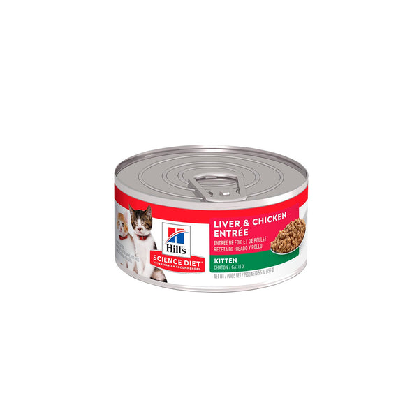 Alimento Húmedo Para Gato  Hills Kitten Liver De Pollo  |Medicamentos pet