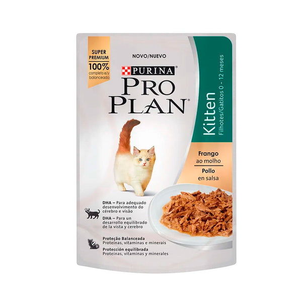  Alimento Húmedo Para Gato Pro Plan Kitten Pollo  |Medicamentos pet
