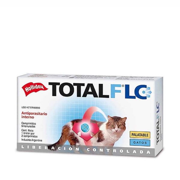 Antiparasitario Gatos Total Flc 2 Comprimidos|Medicamentos perros y gatos|Medicamentos pet
