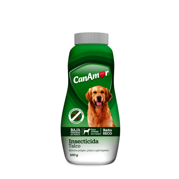 Talco Canamor Insecticida Perros 100 Grs | Cuidado e Higiene | Anipet Colombia
