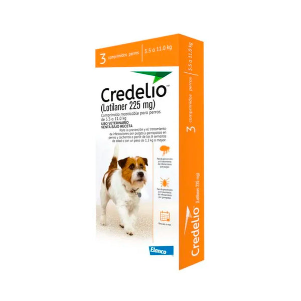 Antiparasitario Perro Credelio De 5.5 A 11kg|Medicamentos perros y gatos|Medicamentos pet