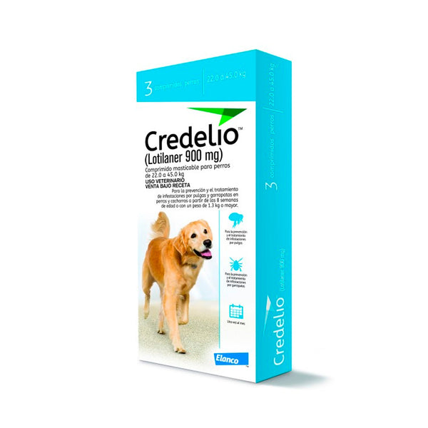 Antiparasitario Perro Credelio  De 22 A 45kg|Medicamentos perros y gatos|Medicamentos pet