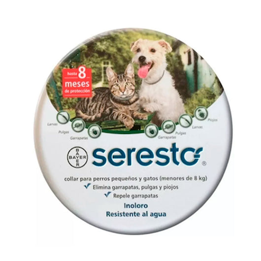 Antiparasitario Perro Seresto Collar Perros Hasta 8kl Pyg|Medicamentos perros y gatos|Medicamentos pet