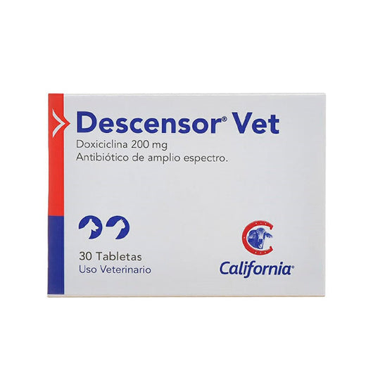 Antibiótico Mixto  Descensor (200) caja x 30|Medicamentos perros y gatos|Medicamentos pet