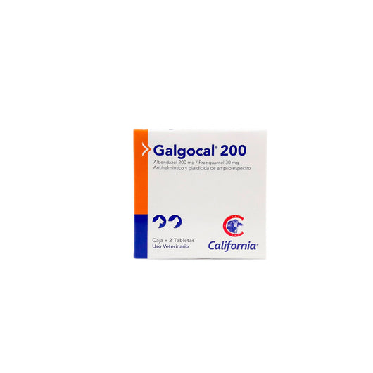 Antiparasitario Mixto Galgocal (200 Mg)|Medicamentos perros y gatos|Medicamentos pet
