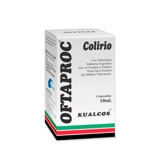 Otico Oftalmico Oftaproc Colirio 10 Ml|Medicamentos perros y gatos|Medicamentos pet