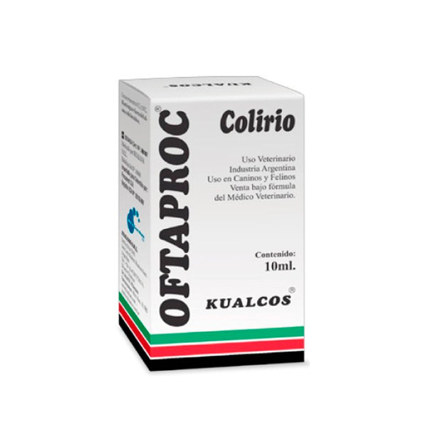 Otico Oftalmico Oftaproc Colirio 10 Ml|Medicamentos perros y gatos|Medicamentos pet