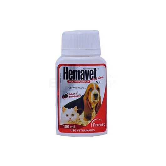 Suplemento Mixto Hemavet B 12 Oral De 100 Ml|Medicamentos perros y gatos|Medicamentos pet