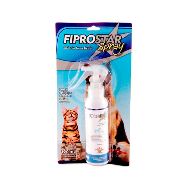 Antiparasitario Mixto Fiprostar Spray De 120 Ml|Medicamentos perros y gatos|Medicamentos pet