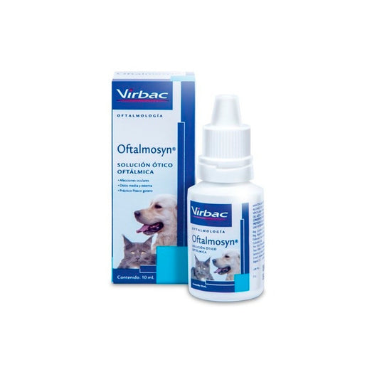 Otico Oftalmico Oftalmosyn - 10ml|Medicamentos perros y gatos|Medicamentos pet