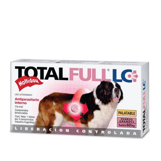 Antiparasitario Perro Grande total Flc 3 Comprimidos|Medicamentos perros y gatos|Medicamentos pet