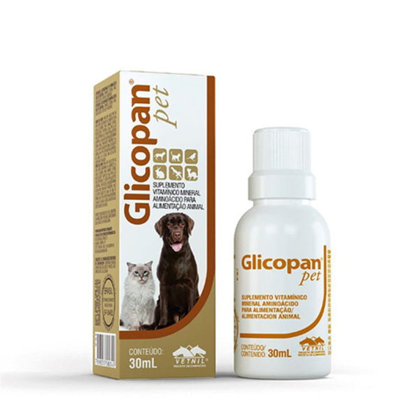 Suplemento Mixto Glicopan Pet  - 30ml|Medicamentos perros y gatos|Medicamentos pet