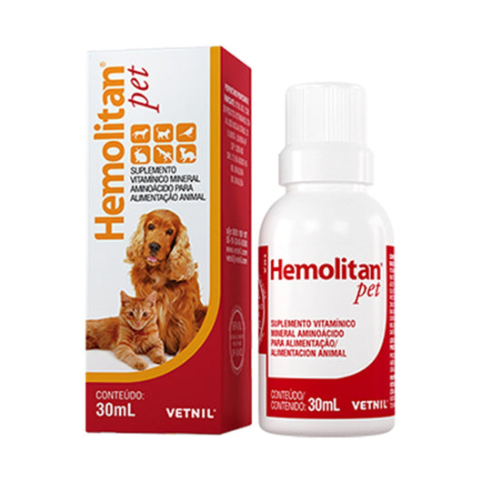 Suplemento Mixto Hemolitan Pet - 30ml|Medicamentos perros y gatos|Medicamentos pet