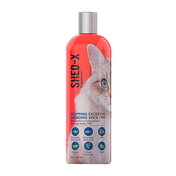 Suplemento Gato Shed-X Cat Dermaplex  - 237ml|Medicamentos perros y gatos|Medicamentos pet