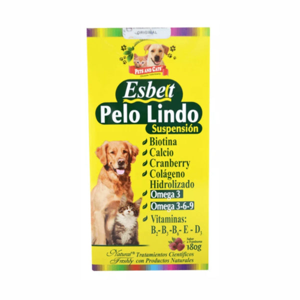 Suplemento Mixto Pelo Lindo Esbelt 180ml|Medicamentos perros y gatos|Medicamentos pet
