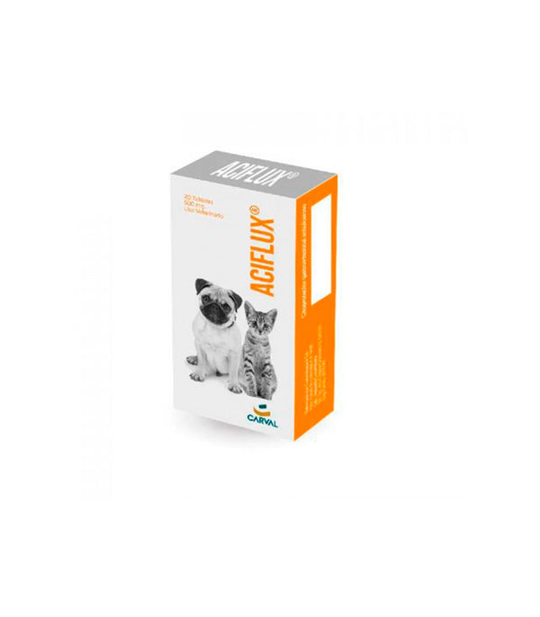 Digestivo Mixto Aciflux Tabletas 500 Mg|Medicamentos perros y gatos|Medicamentos pet