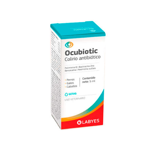 Otico Oftalmico Ocubiotic Colirio 5 Ml|Medicamentos perros y gatos|Medicamentos pet