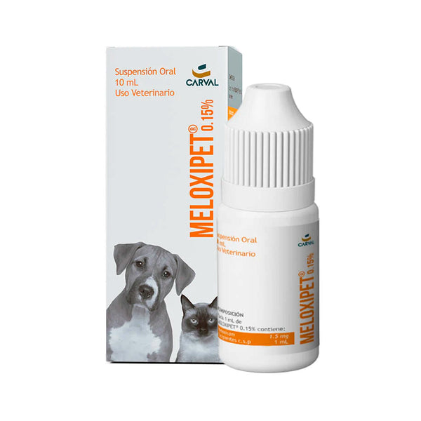 Analgesico y Analgesico y AntiflamatorioMixto Meloxipet - 10 Ml 0.15%|Medicamentos perros y gatos|Medicamentos pet
