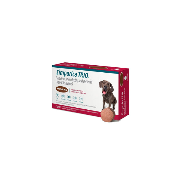Antiparasitario Simparica Trio Para Perros De 40 A 60 Kg|Medicamentos perros y gatos|Medicamentos pet