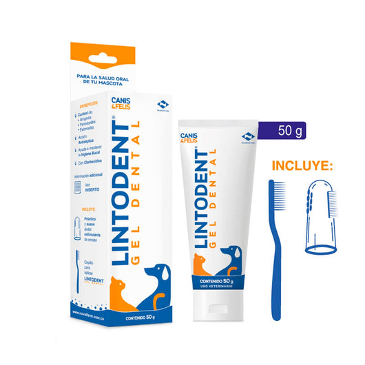 Higiene Oral Lintodent Frasco x 50GR |Medicamentos perros y gatos|Medicamentos pet