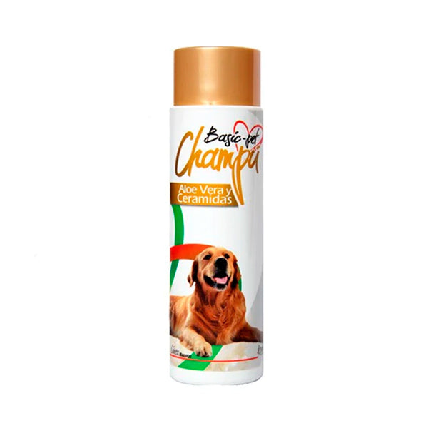 Champu Basic-Pet Perro Aloe Vera y Ceramias 250 ml|Medicamentos perros y gatos|Medicamentos pet
