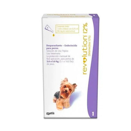 Revolution Desparasitante Para Perros 2.6 - 5.0 Kg|Medicamentos perros y gatos|Medicamentos pet