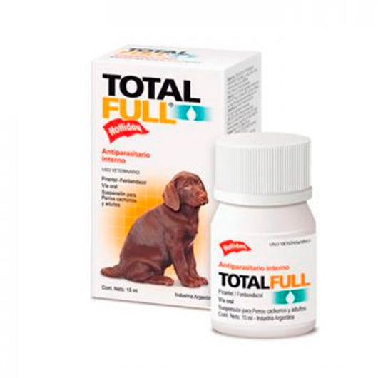 Total F Antiparasitario Interno Para Perros 15 ml |Medicamentos perros y gatos|Medicamentos pet