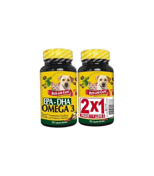 Omega 3 Capsulas Frasco|Medicamentos perros y gatos|Medicamentos pet
